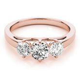 Engagement Rings 3 Stone Round - TN83821